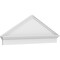 Ekena Millwork Peaked Cap Smooth Architectural PVC Combination Pediment, 56"W x 20-7/8"H x 2-3/4"P (Pitch 6/12) PEDPC056X210PKC00 - alternate 1